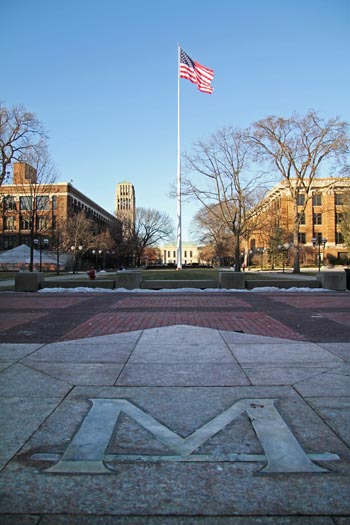 the m in the diag at university of michigan ann arbor